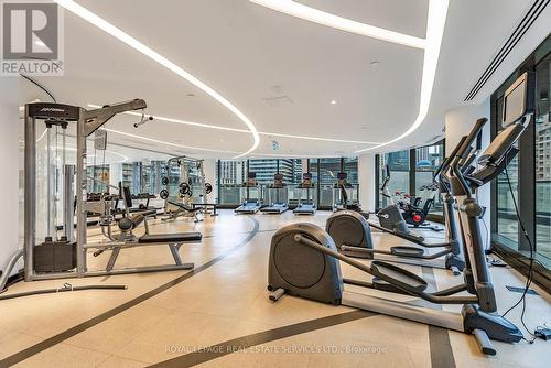 3906 - 11 Wellesley Street W, Toronto, ON - Indoor Photo Showing Gym Room