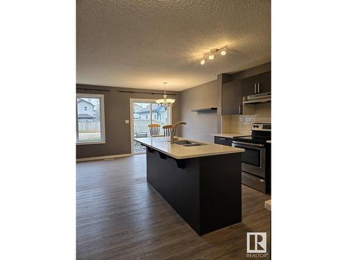 211 84 St Sw, Edmonton, AB - Indoor Photo Showing Kitchen With Double Sink