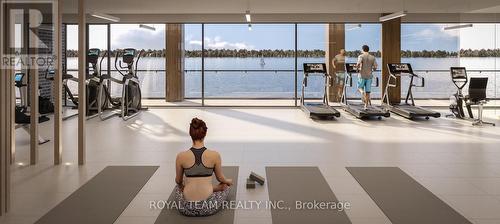 609 - 185 Dunlop Street, Barrie, ON - Indoor Photo Showing Gym Room