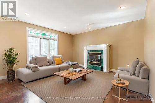 57 Orr Crescent, Hamilton, ON - Indoor Photo Showing Living Room With Fireplace