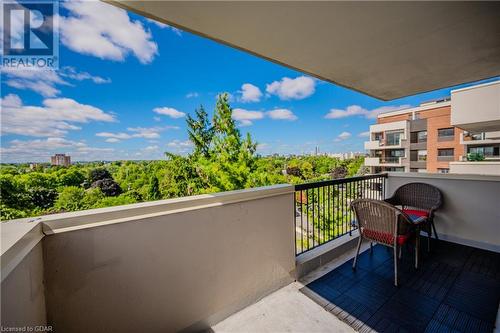 260 Sheldon Avenue N Unit# 706, Kitchener, ON - Outdoor With Balcony With View With Exterior