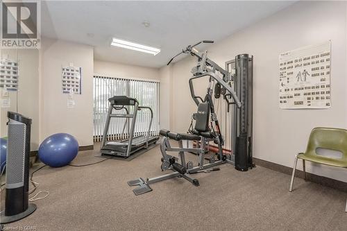 260 Sheldon Avenue N Unit# 706, Kitchener, ON - Indoor Photo Showing Gym Room