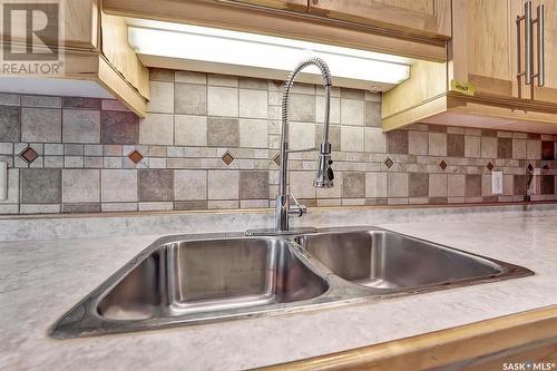 216 Dunlop Street, Saskatoon, SK - Indoor Photo Showing Kitchen With Double Sink