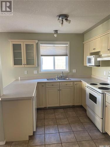 302 2217 Angus Street, Regina, SK - Indoor Photo Showing Kitchen With Double Sink