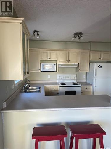 302 2217 Angus Street, Regina, SK - Indoor Photo Showing Kitchen With Double Sink