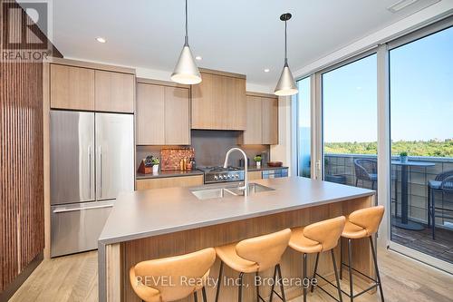 604 - 57 Lakeport Road, St. Catharines (Port Dalhousie), ON - Indoor Photo Showing Kitchen