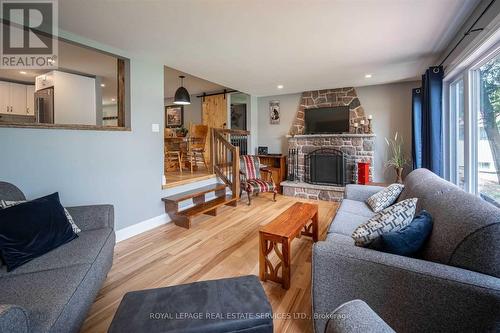 2365 Selwyn Bay Lane, Smith-Ennismore-Lakefield, ON - Indoor Photo Showing Living Room With Fireplace