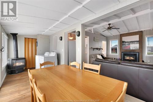 206 Robson Road, Leamington, ON - Indoor Photo Showing Dining Room With Fireplace