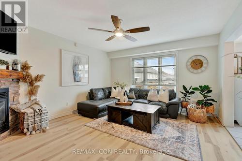 30 Patterson Drive, North Dumfries, ON - Indoor Photo Showing Living Room With Fireplace