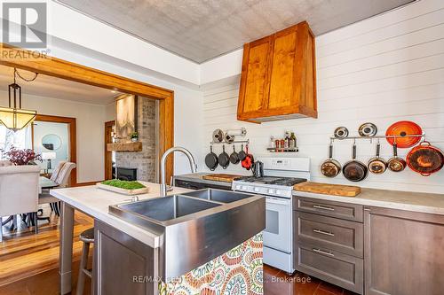 175 Broadway Street, North Middlesex (Parkhill), ON - Indoor Photo Showing Kitchen With Double Sink