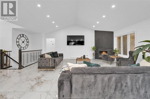 108 Marina Grove, Lakeshore, ON - Indoor Photo Showing Living Room With Fireplace