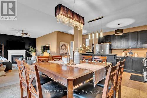 606 Oldman Road, Oshawa (Eastdale), ON - Indoor Photo Showing Dining Room With Fireplace