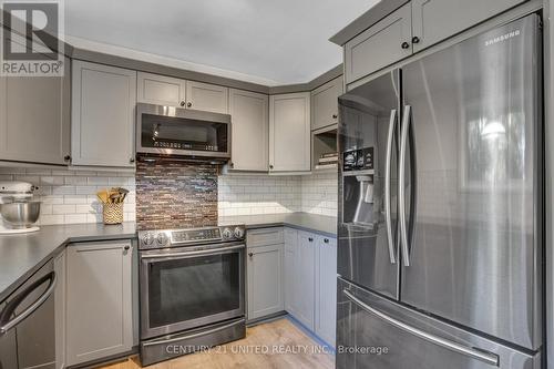 1186 Cartier Boulevard, Peterborough (Northcrest), ON - Indoor Photo Showing Kitchen With Stainless Steel Kitchen