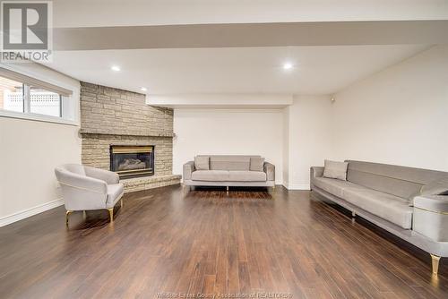 10884 Brentwood Crescent, Windsor, ON - Indoor With Fireplace