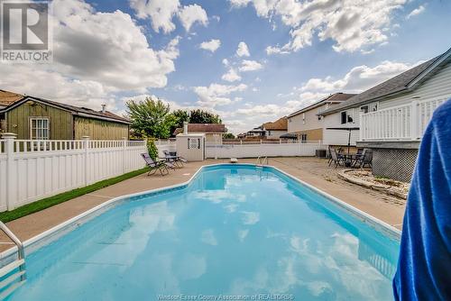 10884 Brentwood Crescent, Windsor, ON - Outdoor With In Ground Pool With Backyard