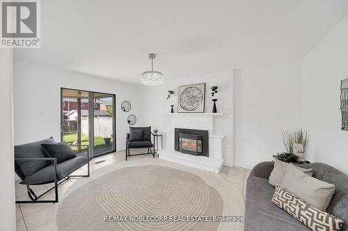 182 Tall Grass Trail, Vaughan, ON - Indoor Photo Showing Living Room With Fireplace