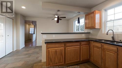 1308 Shepherd, Windsor, ON - Indoor Photo Showing Kitchen With Double Sink