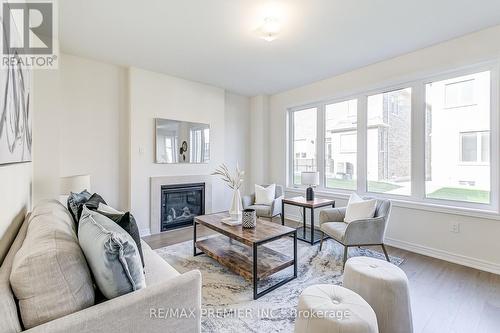 48 Sambro Lane, Whitchurch-Stouffville, ON - Indoor Photo Showing Living Room With Fireplace