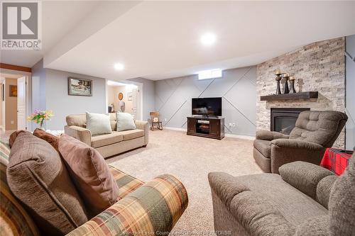 1137 Kassas Street, Lasalle, ON - Indoor With Fireplace