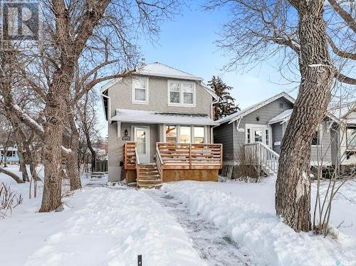 2525 Garnet Street, Regina, SK - Outdoor With Deck Patio Veranda With Facade