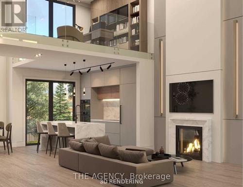 Lot 87 - 3736 Lakepoint Drive, Severn, ON - Indoor With Fireplace