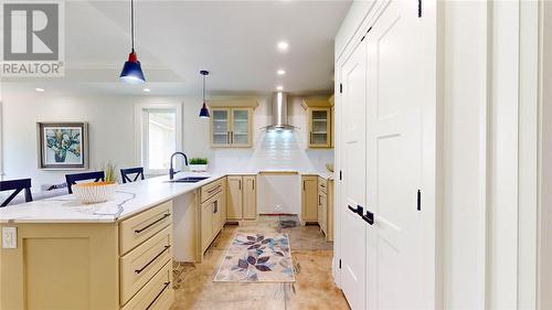 1 Dennis Street, Gore Bay, ON - Indoor Photo Showing Kitchen With Double Sink With Upgraded Kitchen