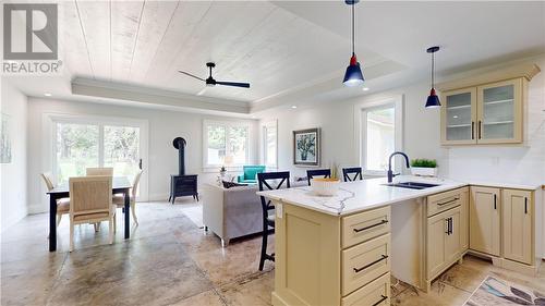 1 Dennis Street, Gore Bay, ON - Indoor Photo Showing Kitchen With Double Sink