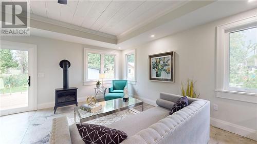 1 Dennis Street, Gore Bay, ON - Indoor Photo Showing Other Room With Fireplace