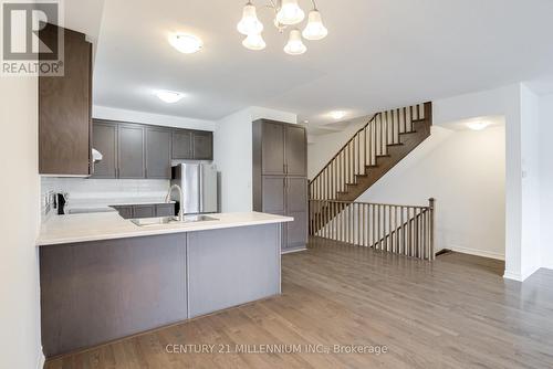 34 Donald Ficht Crescent, Brampton, ON - Indoor Photo Showing Kitchen With Double Sink