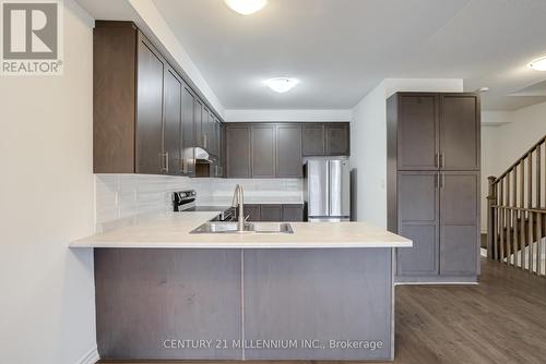 34 Donald Ficht Crescent, Brampton, ON - Indoor Photo Showing Kitchen With Double Sink With Upgraded Kitchen