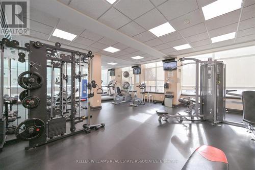 305 - 3504 Hurontario Street, Mississauga, ON - Indoor Photo Showing Gym Room