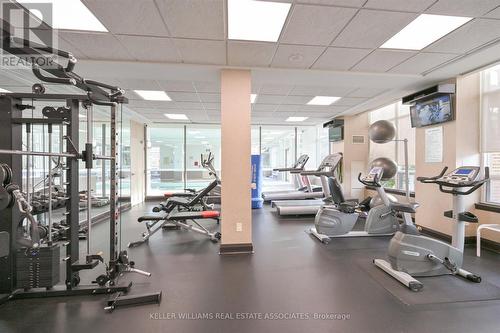 305 - 3504 Hurontario Street, Mississauga, ON - Indoor Photo Showing Gym Room