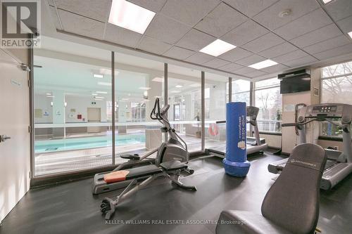 305 - 3504 Hurontario Street, Mississauga, ON - Indoor Photo Showing Gym Room