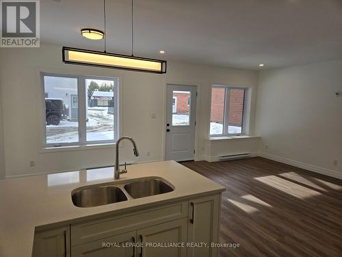 Unit 1 - 45 Heber Street, Quinte West, ON - Indoor Photo Showing Kitchen With Double Sink