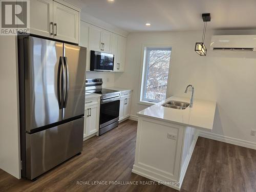 Unit 3 - 45 Heber Street, Quinte West, ON - Indoor Photo Showing Kitchen With Double Sink