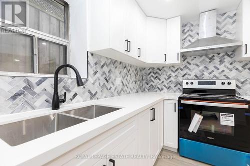 1A - 38 Leuty Avenue, Toronto, ON - Indoor Photo Showing Kitchen With Double Sink With Upgraded Kitchen