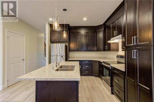 61 Turner Avenue Avenue, Kitchener, ON - Indoor Photo Showing Kitchen With Double Sink With Upgraded Kitchen