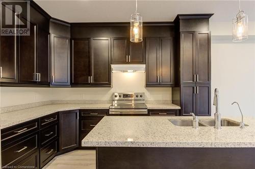 61 Turner Avenue Avenue, Kitchener, ON - Indoor Photo Showing Kitchen With Double Sink With Upgraded Kitchen