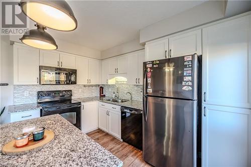 312 Parkvale Drive, Kitchener, ON - Indoor Photo Showing Kitchen With Double Sink