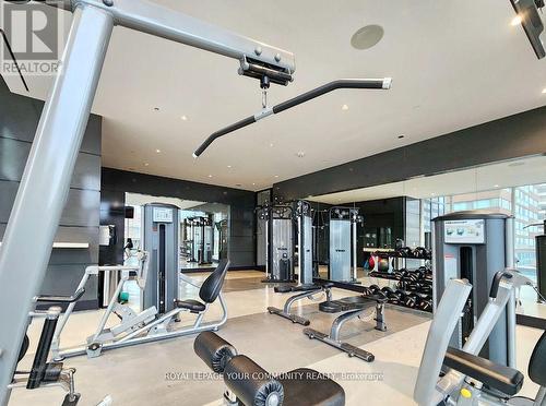 1307 - 32 Davenport Road, Toronto, ON - Indoor Photo Showing Gym Room