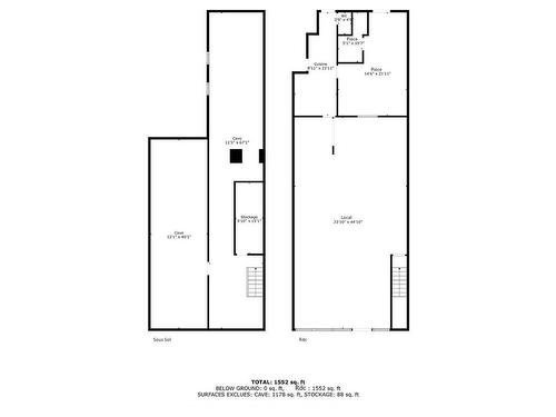 Plan (croquis) - 3991  - 3995 Rue Ste-Catherine E., Montréal (Mercier/Hochelaga-Maisonneuve), QC - Other