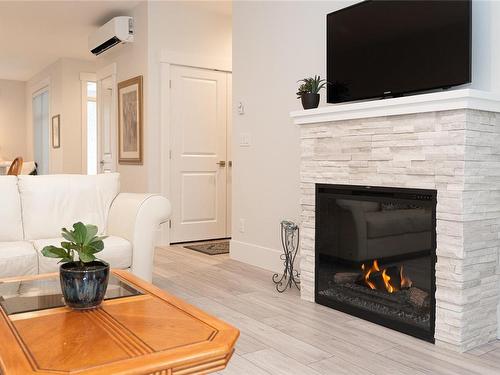 37-300 Grosskleg Way, Lake Cowichan, BC - Indoor Photo Showing Living Room With Fireplace