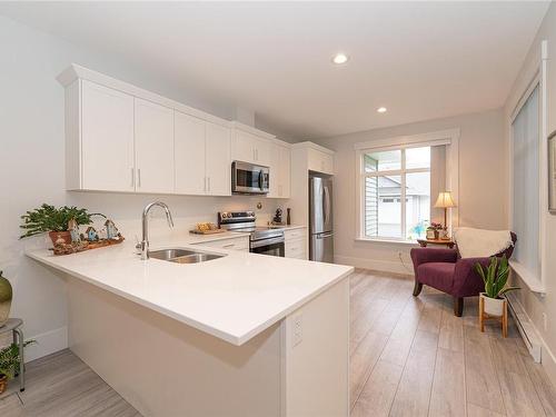 37-300 Grosskleg Way, Lake Cowichan, BC - Indoor Photo Showing Kitchen With Double Sink