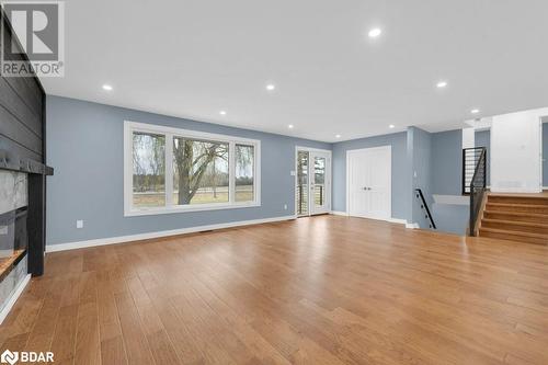 3213 Highway 37, Belleville, ON - Indoor Photo Showing Living Room With Fireplace