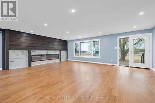 3213 Highway 37, Belleville, ON - Indoor Photo Showing Living Room With Fireplace