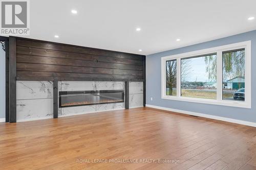 3213 Highway 37, Belleville, ON - Indoor Photo Showing Living Room With Fireplace