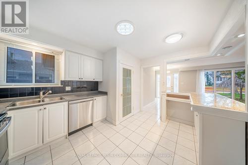 203 Mccraney Street W, Oakville, ON - Indoor Photo Showing Kitchen With Double Sink