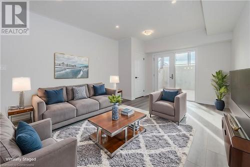 142 Foamflower Place Unit# D053, Waterloo, ON - Indoor Photo Showing Living Room