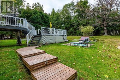 119 Nottingham Drive, Quispamsis, NB - Outdoor With Above Ground Pool With Deck Patio Veranda