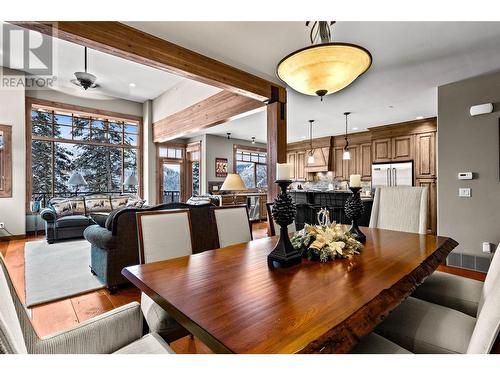 5040 Valley Drive Unit# 6, Sun Peaks, BC - Indoor Photo Showing Dining Room